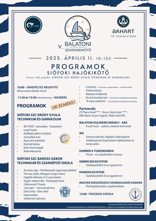 V. Balatoni Szakmakikötő