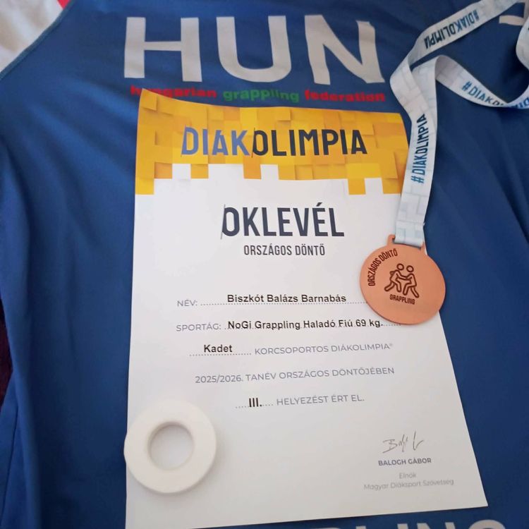 Krúdys bronzérem az országos grappling versenyen