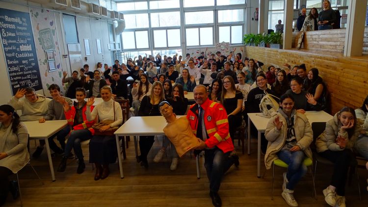 Győrfi Pál úr előadása iskolánkban